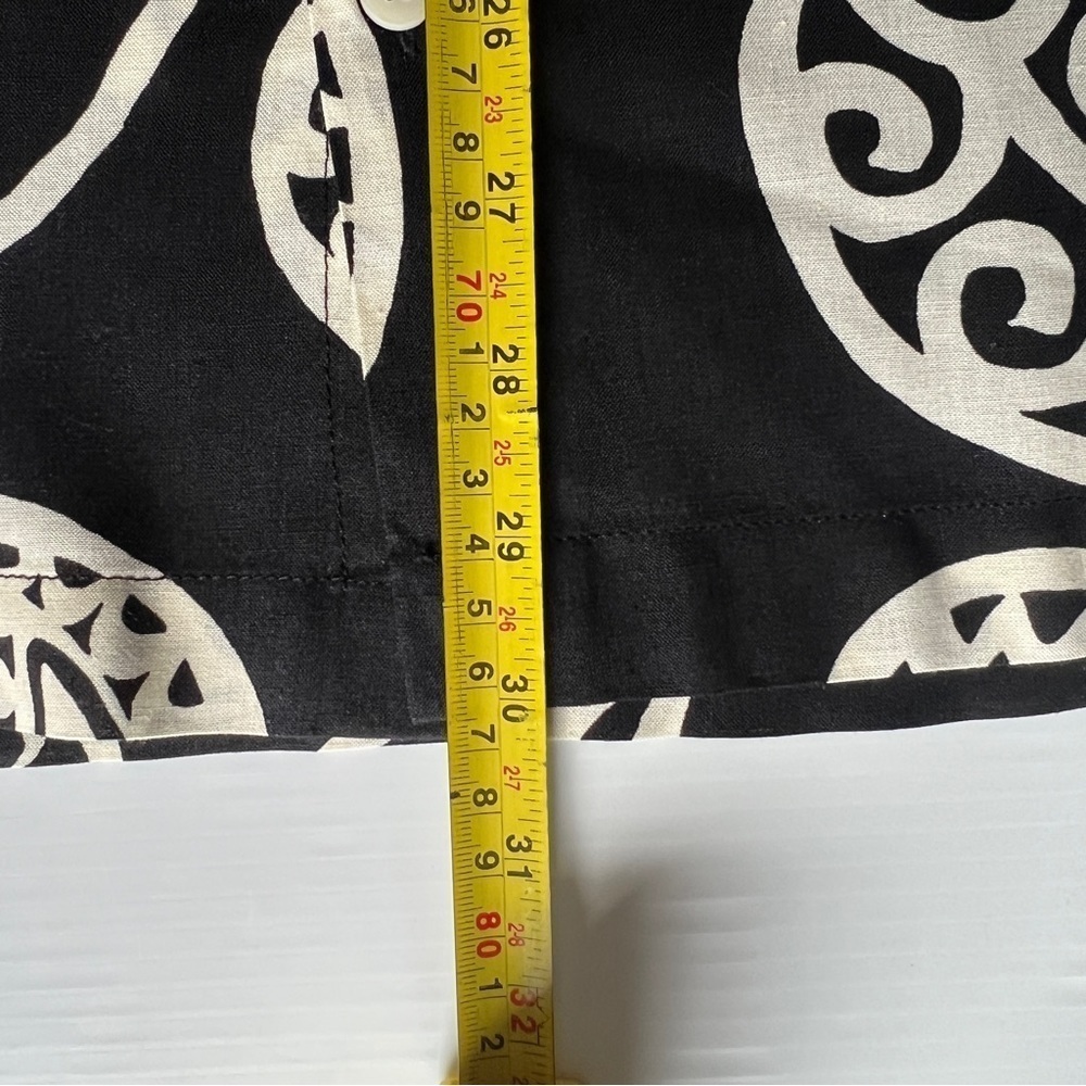 NWT ZARA PAISLEY PRINT SHIRT BLACK | 5566/114 - Picture 15 of 16
